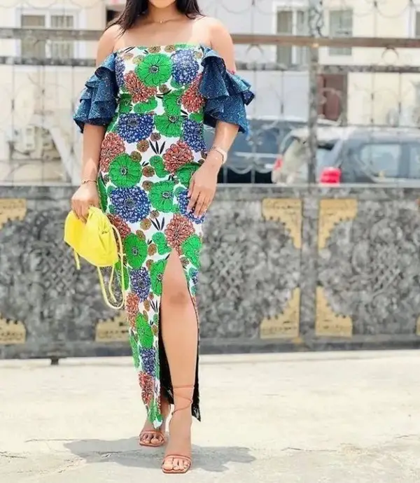 3 yard ankara long gown 6