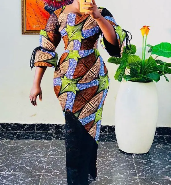 3 yard ankara long gown 9