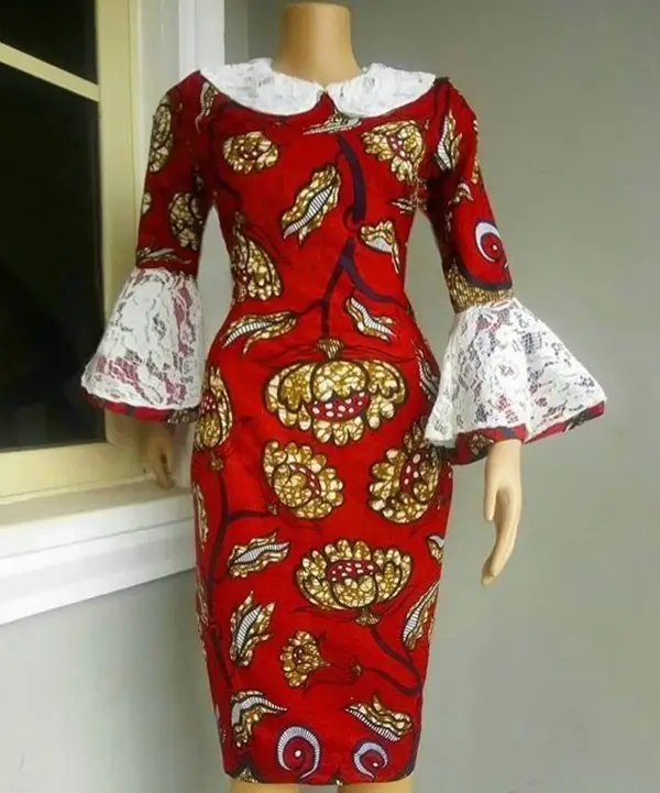 3 yard ankara styles short gown 6