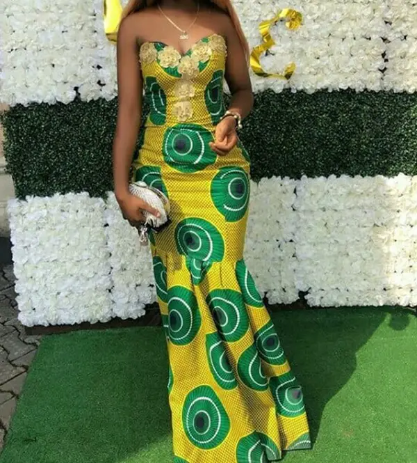 ankara corset gown styles 11