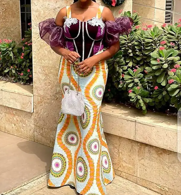 ankara corset gown styles 3