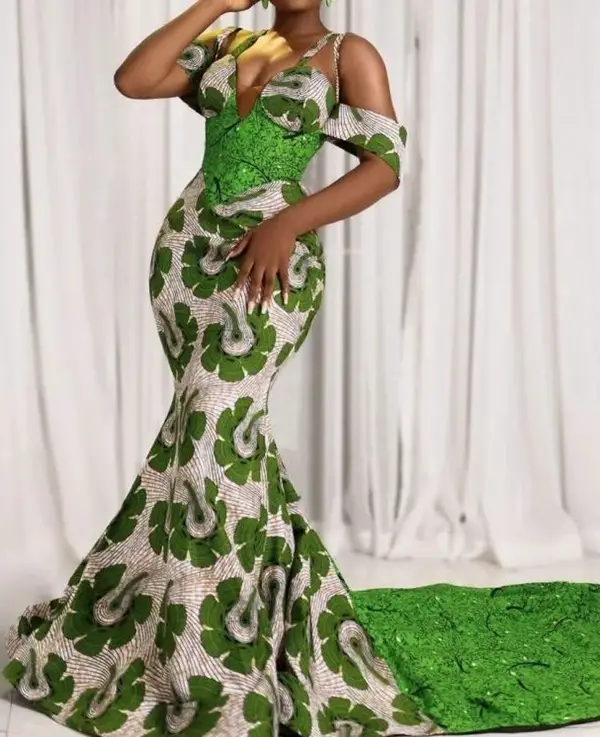 ankara corset gown styles 6