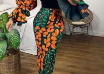 15 Mixed Ankara and Velvet Styles for Ladies