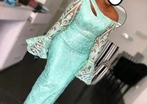 Elegant Mint Green Lace Styles for Nigerian Ladies